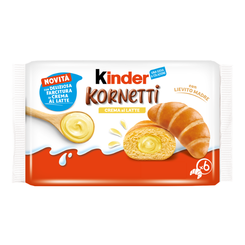 Kinder kornetti caramel latte