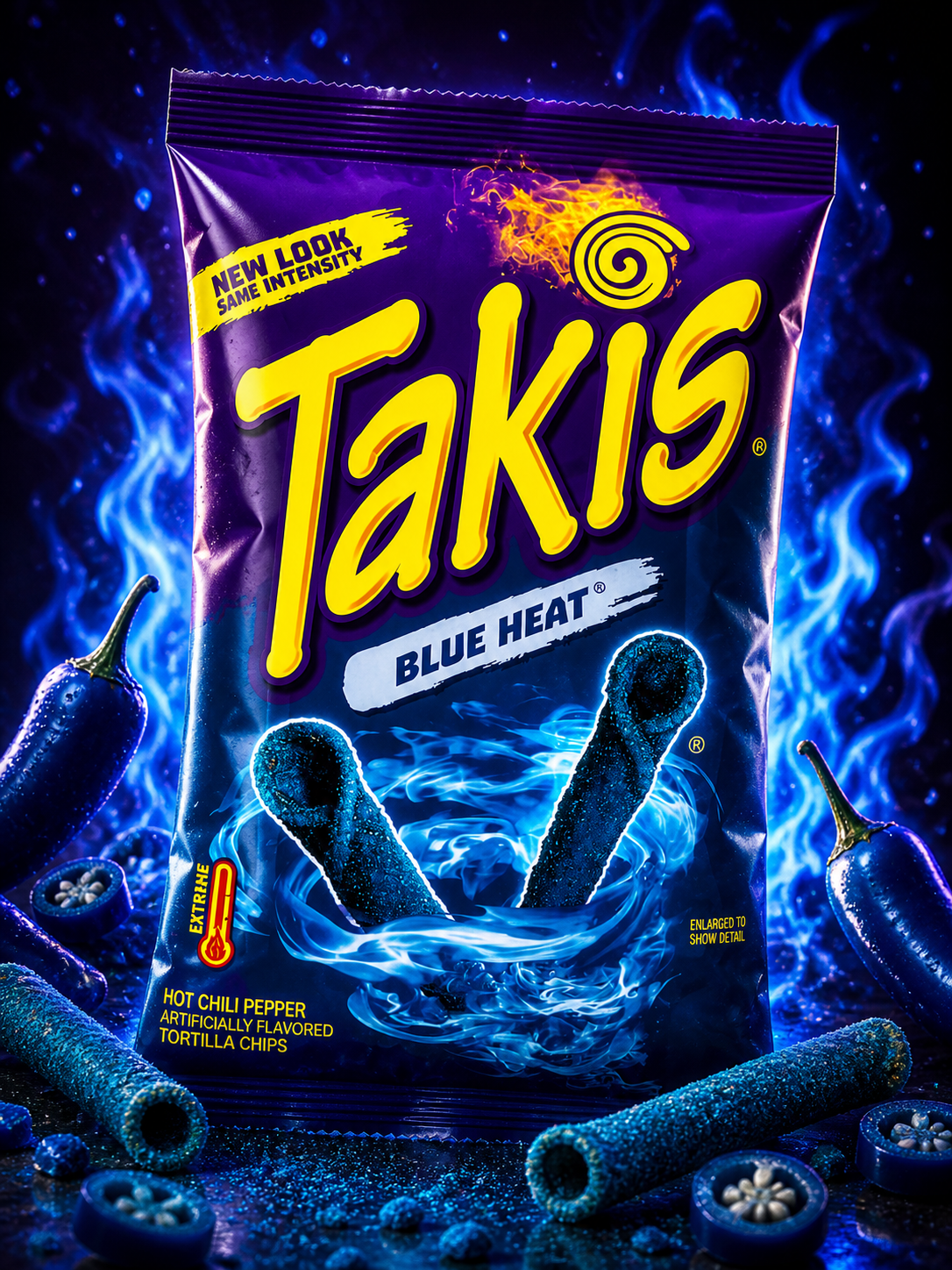 Takis Blue Heat