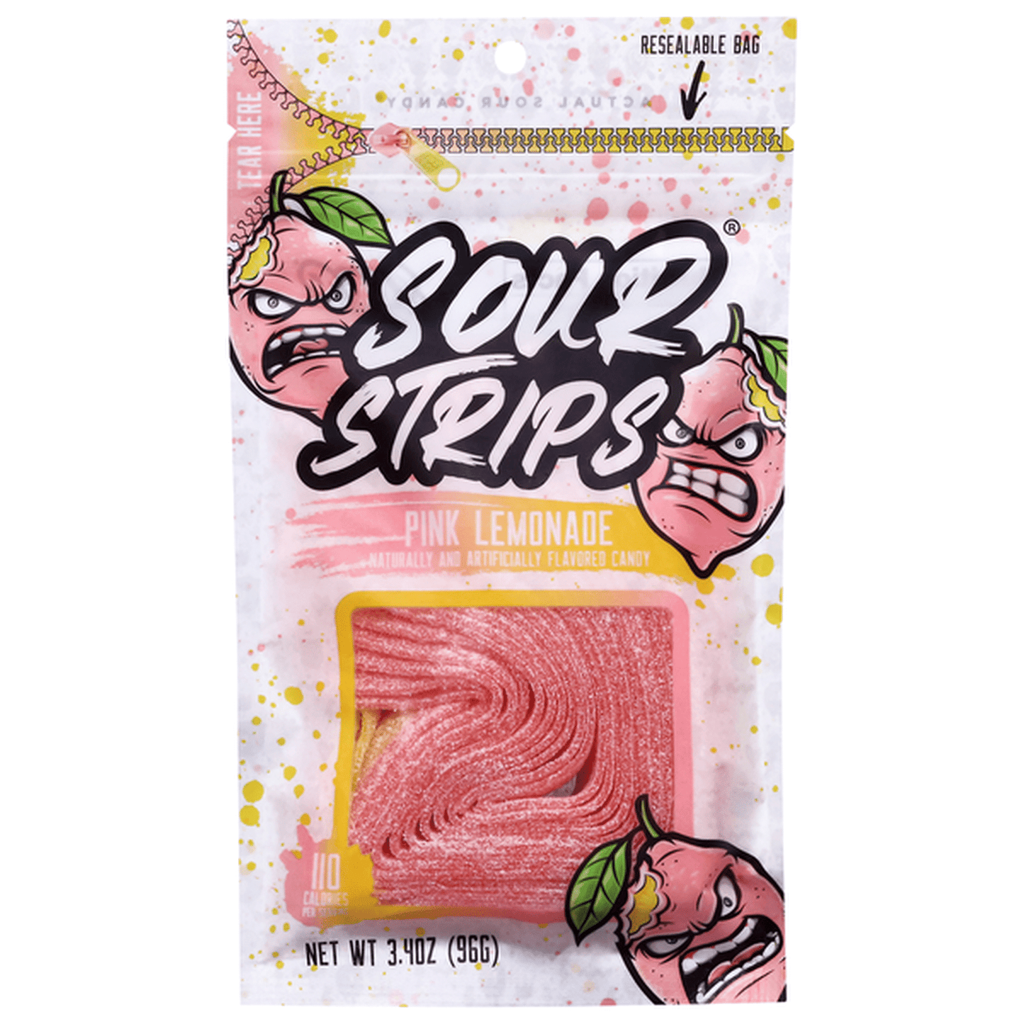 Sour strips pink lemonade
