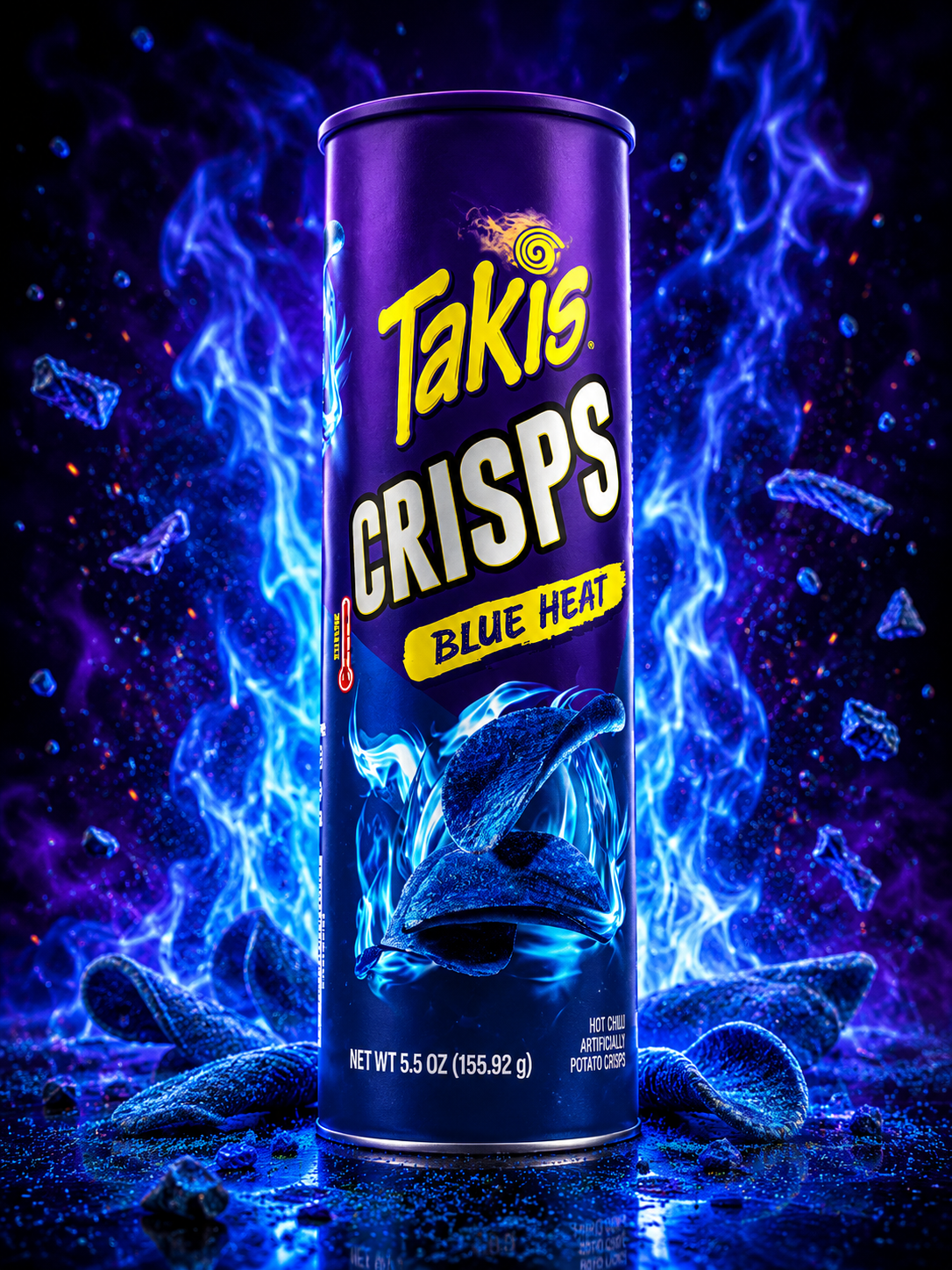 Takis Crisps Blue Heat