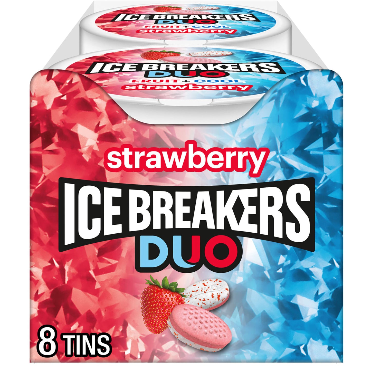 Ice breakers duo strawberry