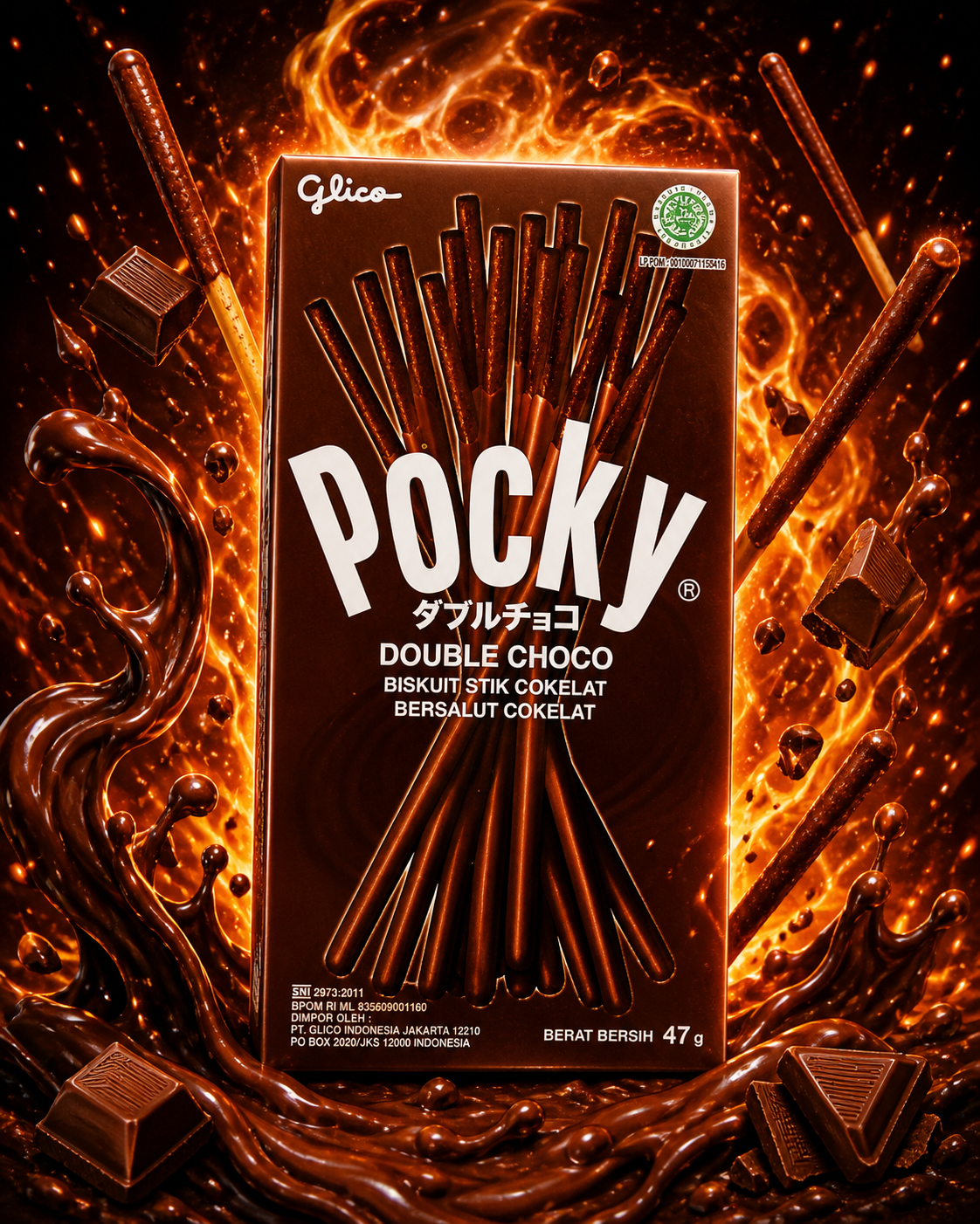 Pocky Biscuit Stick Double Choco