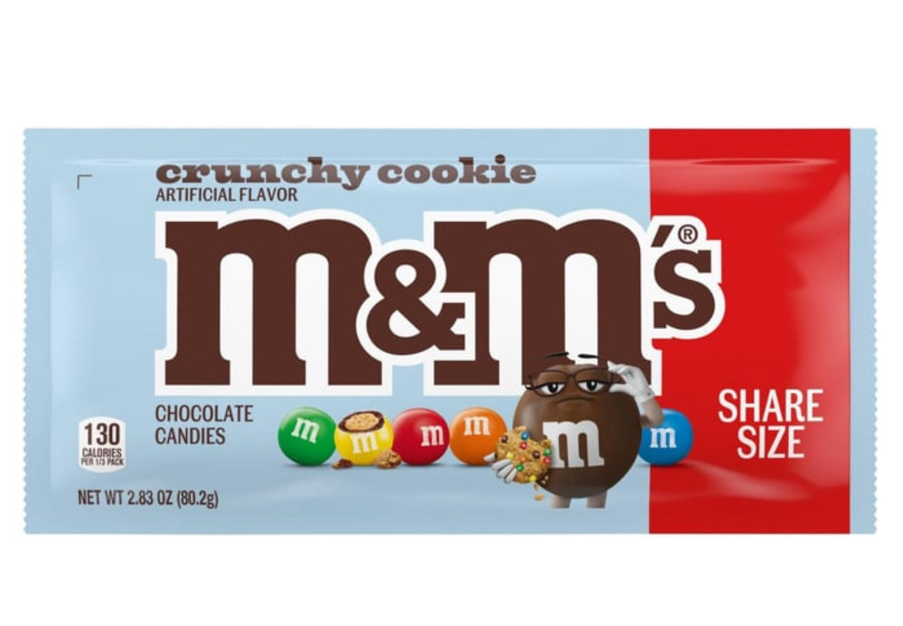M&ms Crunchy Cookie Share Size