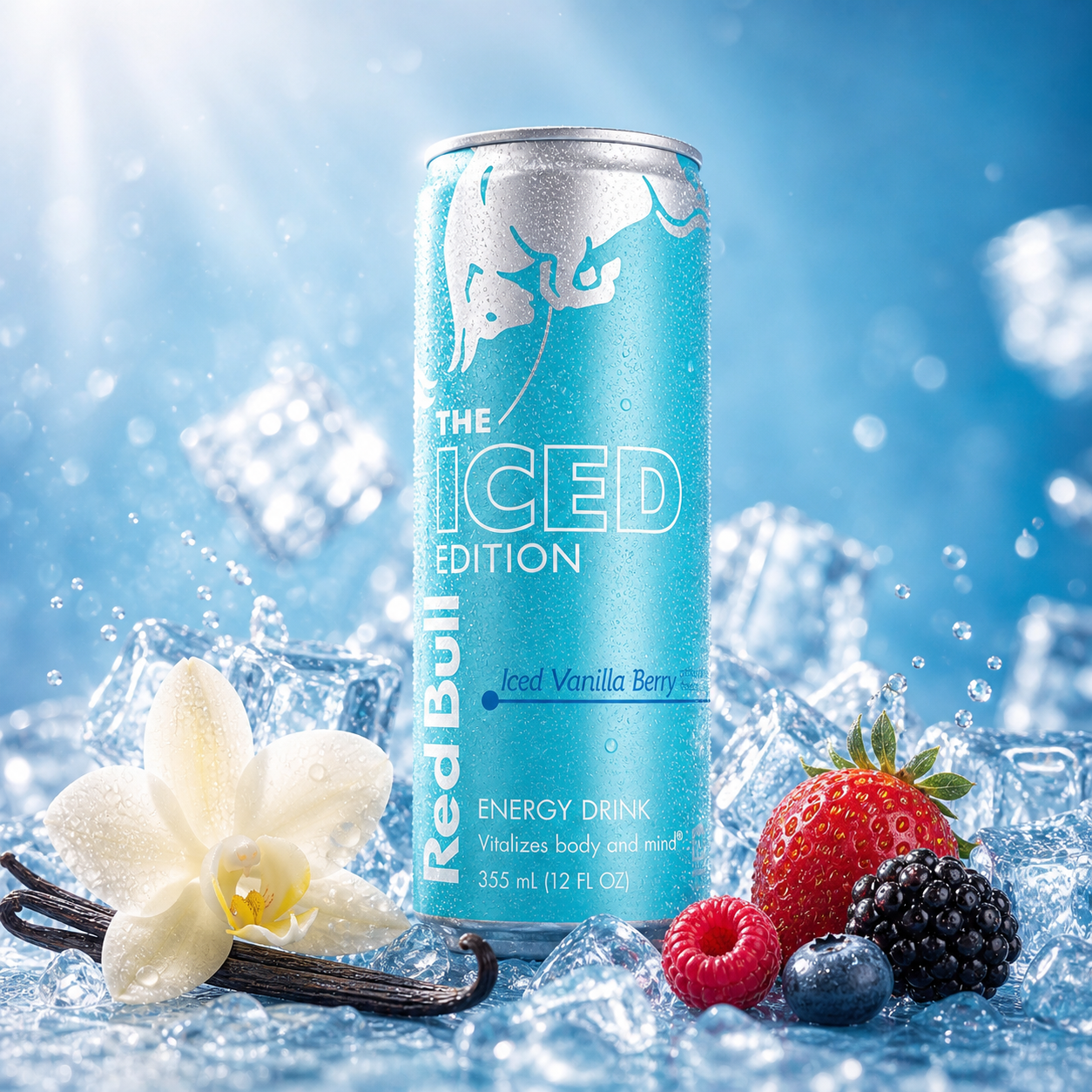Redbull iced vanilla berry