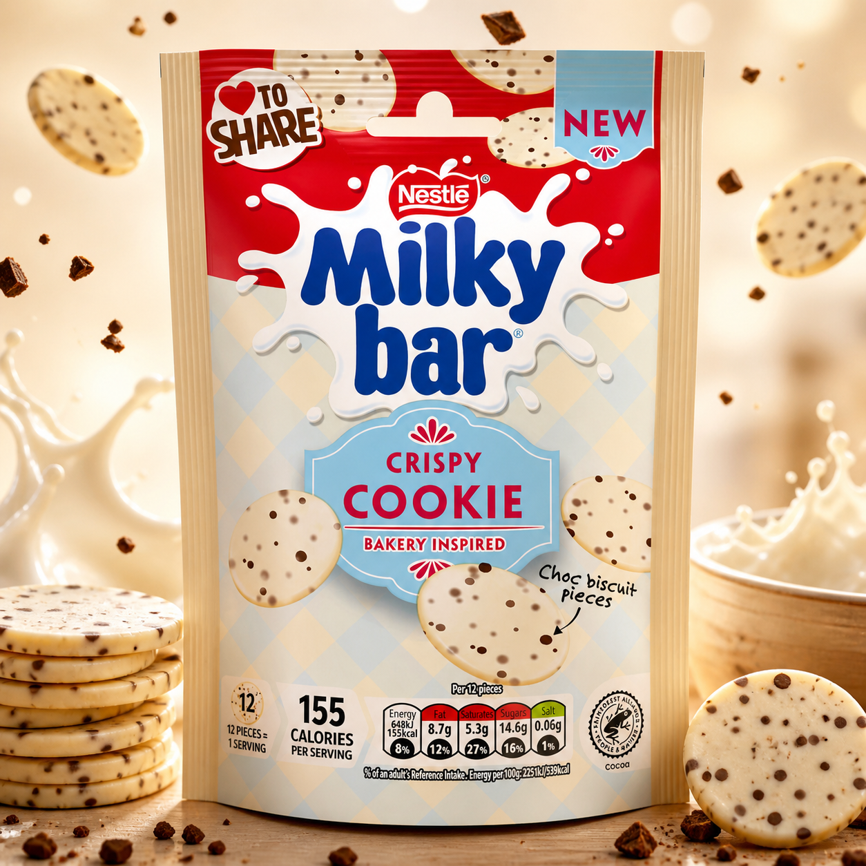 Milky Bar Crispy Cookie