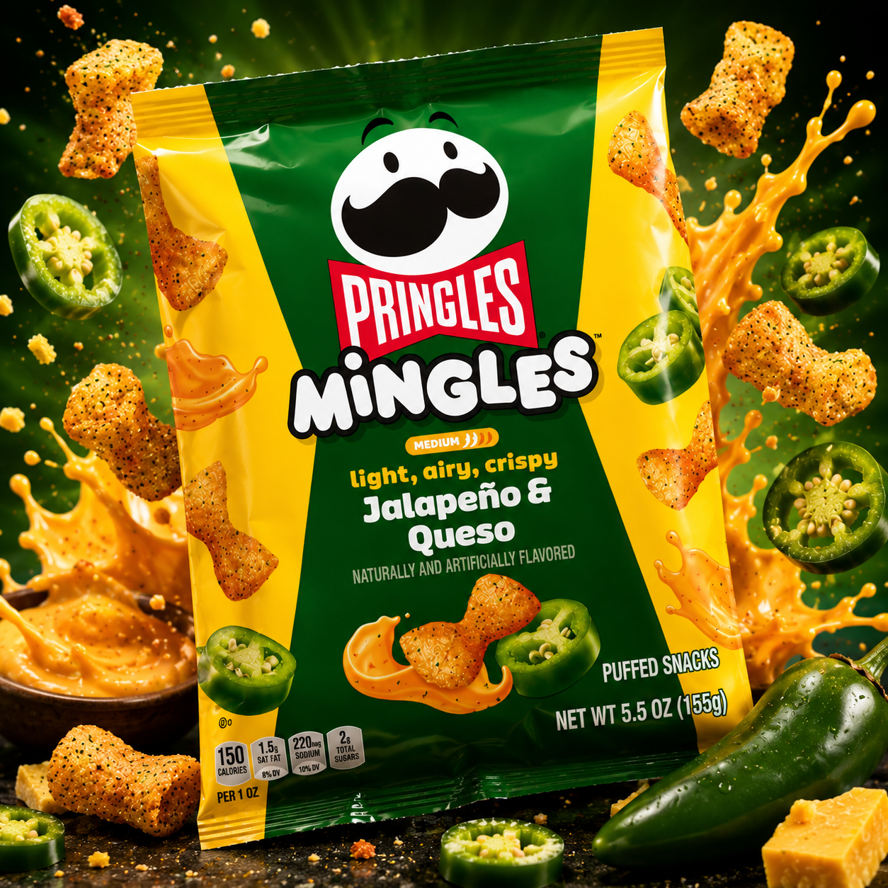 Pringles Mingles Jalapeños & Queso