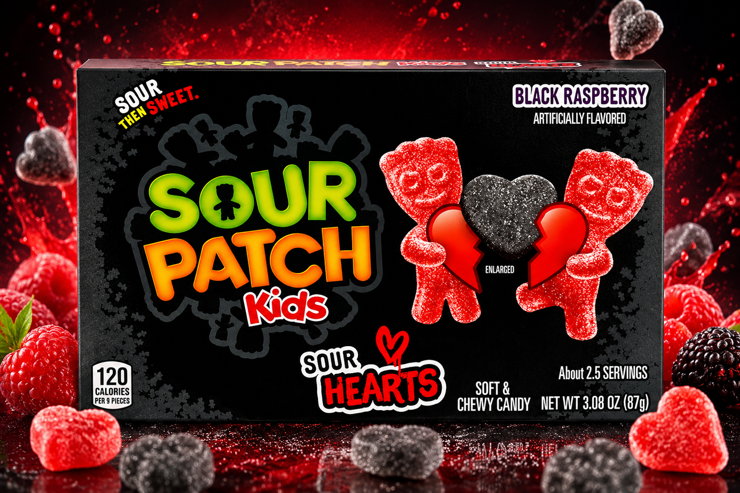 Sour Patch Kids Sour Hearts