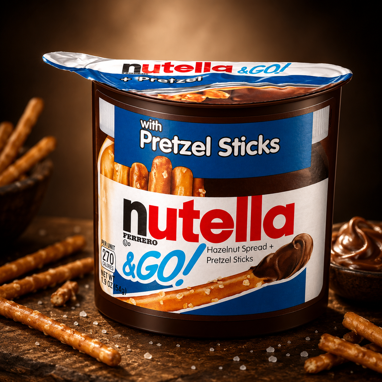Nutella Pretzel Sticks