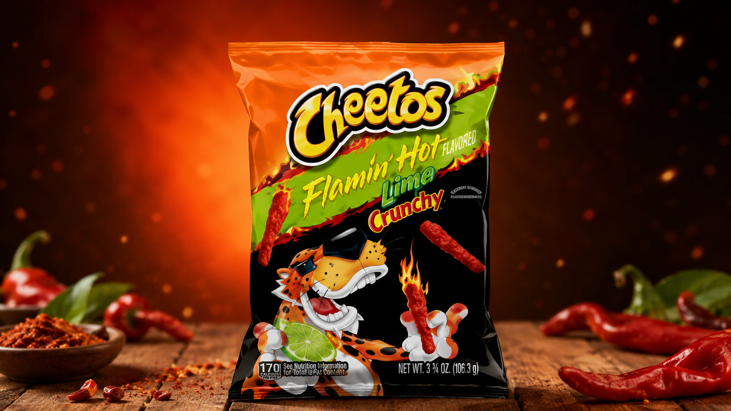 Cheetos flamin hot lemon