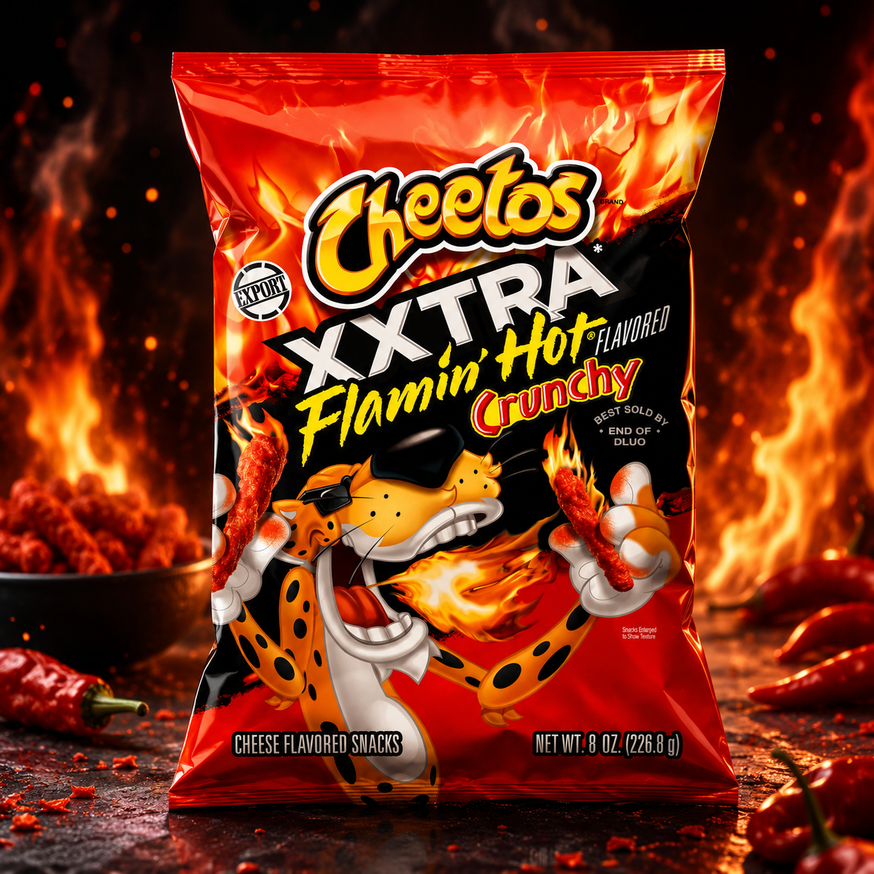 Cheetos xxtra flamin hot