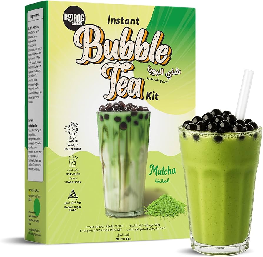 Bubble tea kit matcha