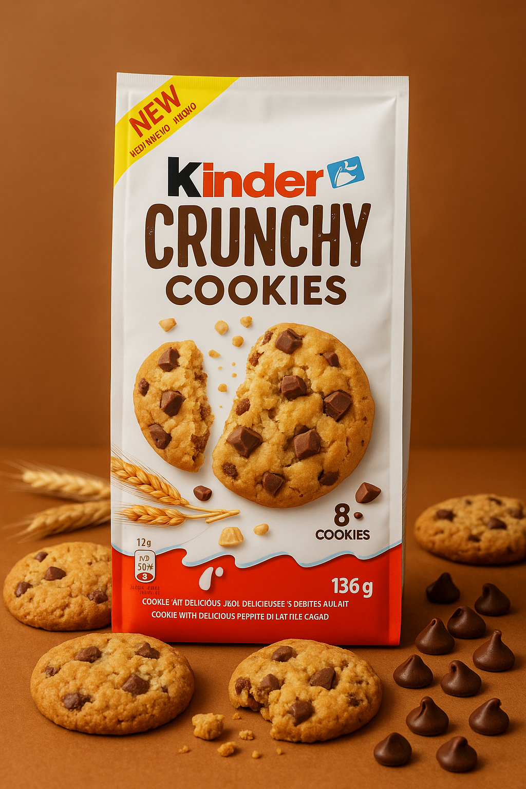 Kinder crunchy cookies