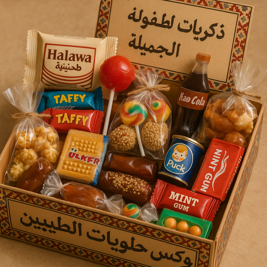 A Box of old sweets ( حلويات الطيبين )