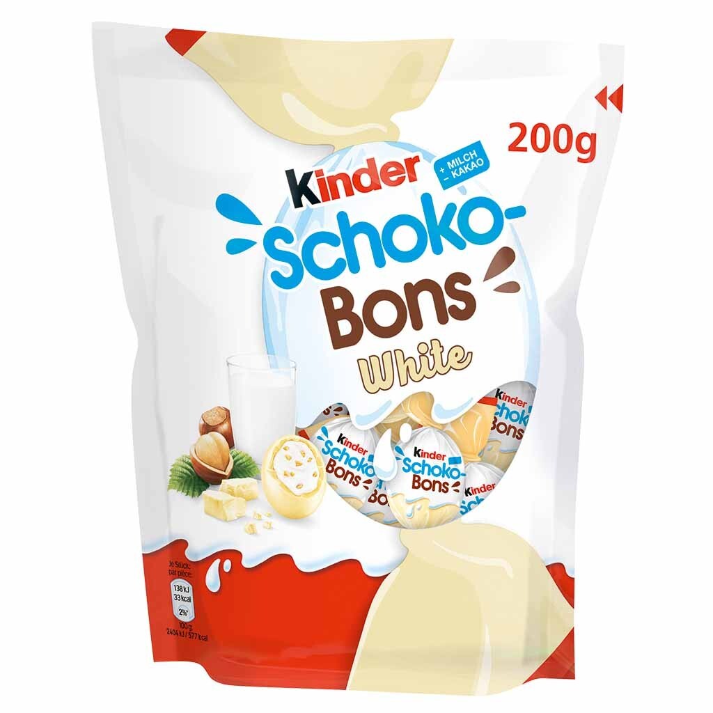 Kinder schoko bons white