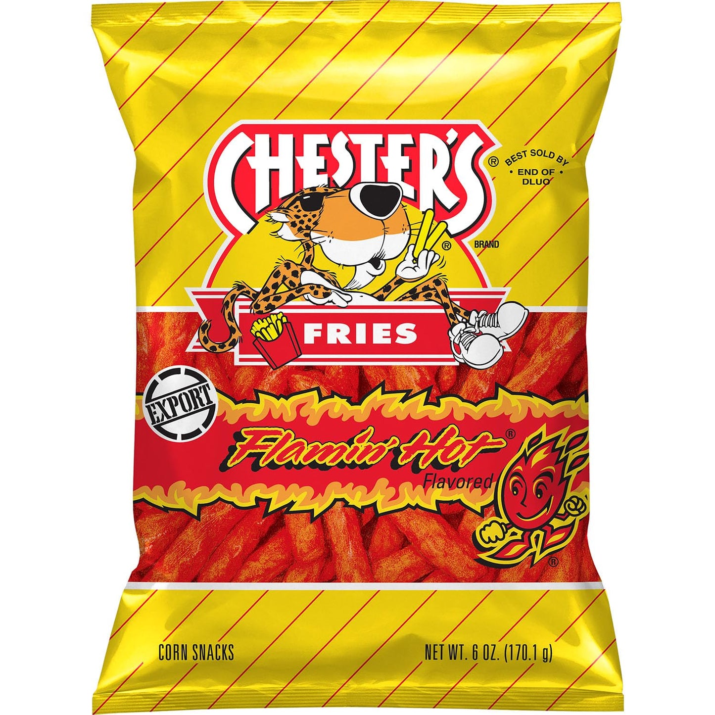Chesters fries flamin hot 28.3 g