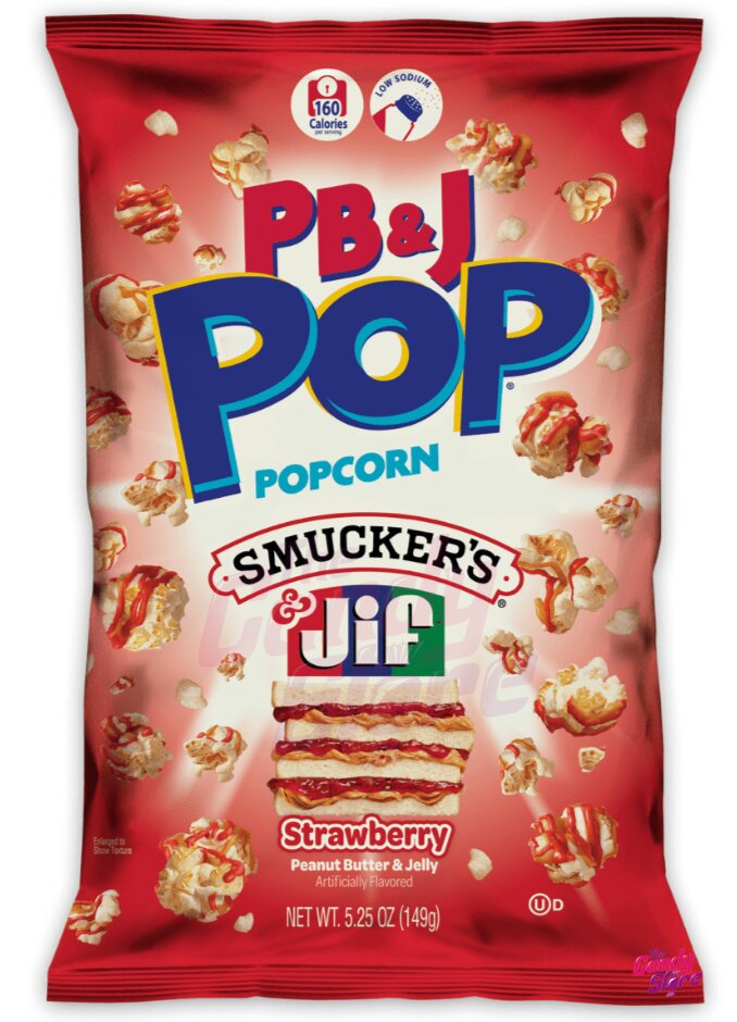 Pop corn jif strawberry