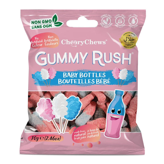 Gummy rush baby bottles