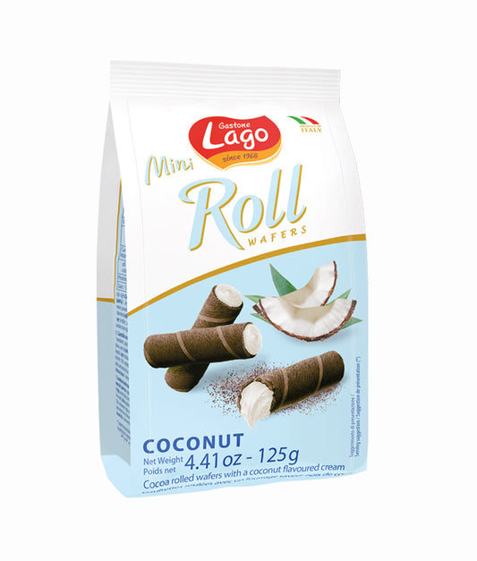 Lago mini roll coconut 125g