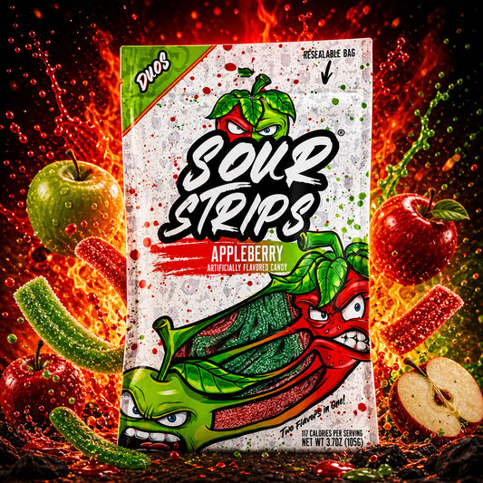Candy Sour Strips Appleberry