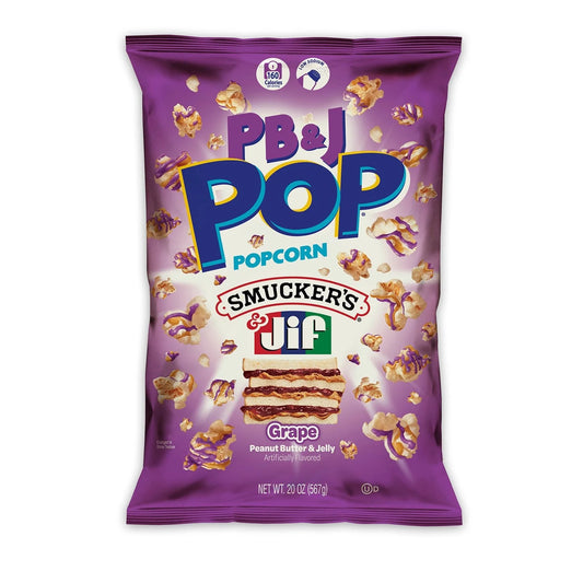 Pop corn jif grape