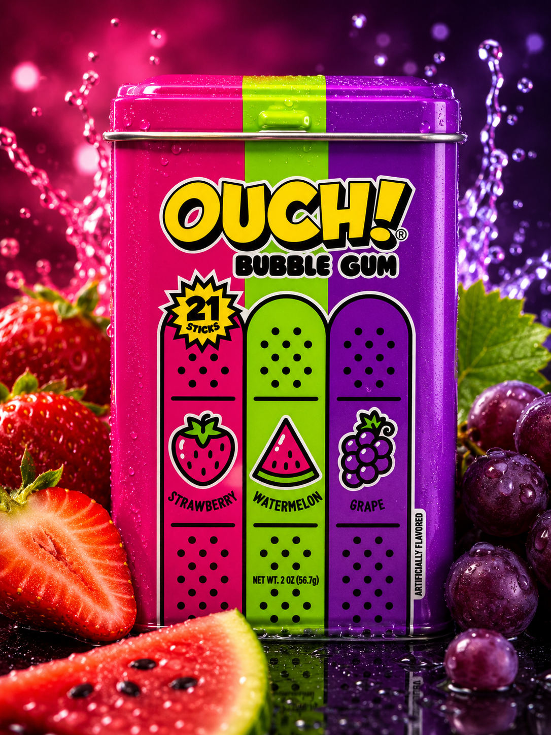 OUCH Bubble Gum