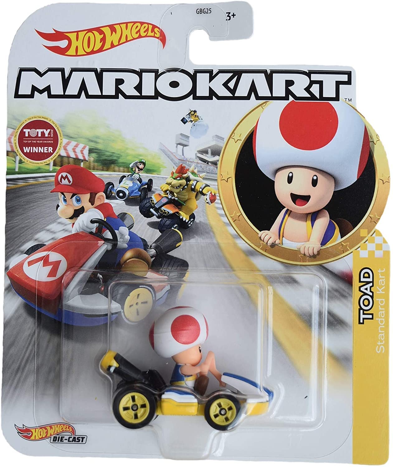 Hot wheels mariokart toad