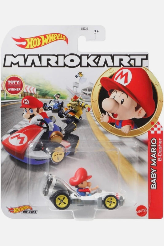 Hot wheels mariokart baby mario
