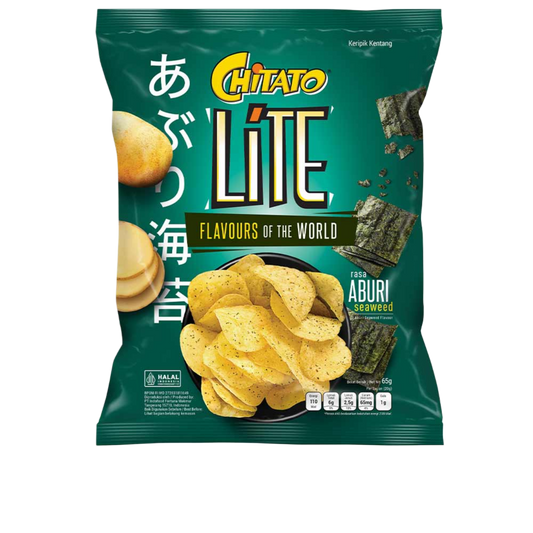 Chitato lite the flavor of the world seaweed