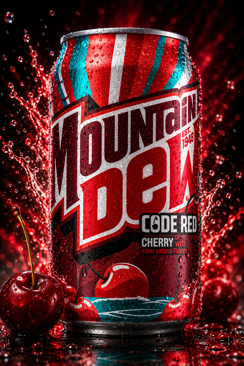 Mountain Dew Code Red Cherry