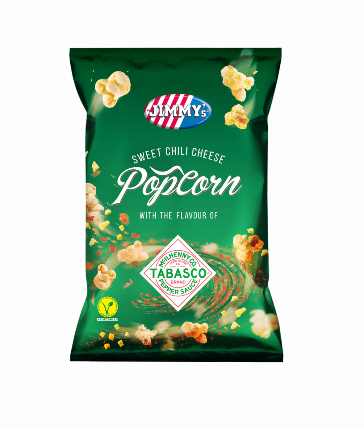 Sweet chili cheese popcorn tabasco