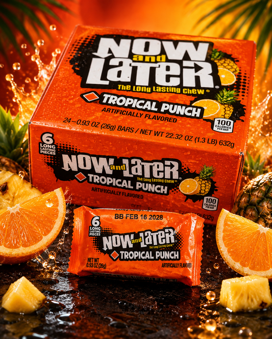Now & Later Gum Tropical Punch