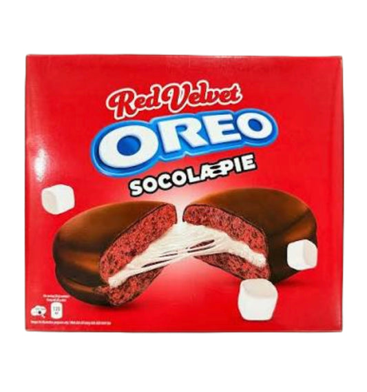 Oreo red velvet socola pie