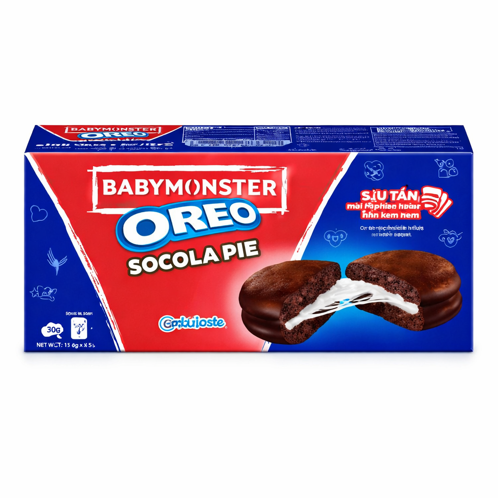 Oreo socola pie babymonster