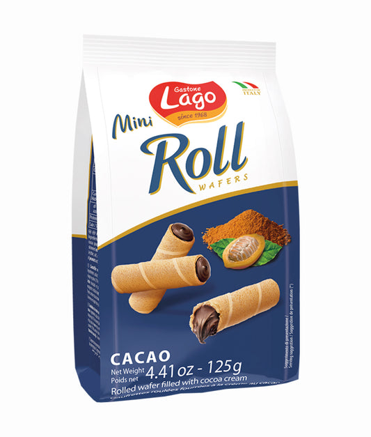 Lago mini wafer roll cacao