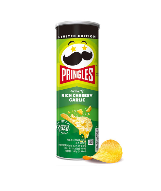 Pringles rich cheesy garlic