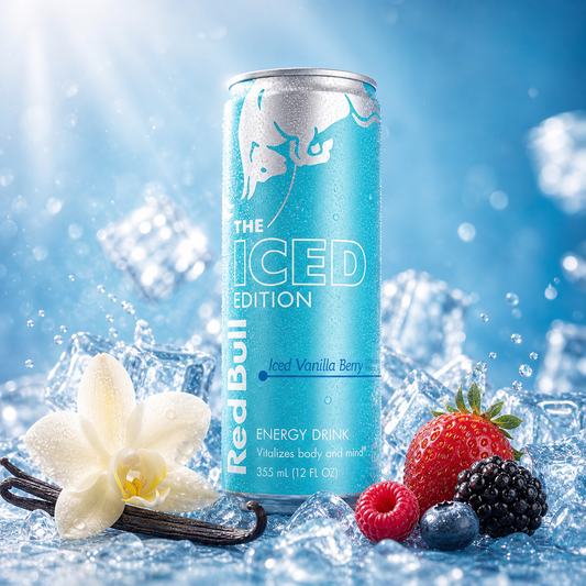 Redbull iced vanilla berry