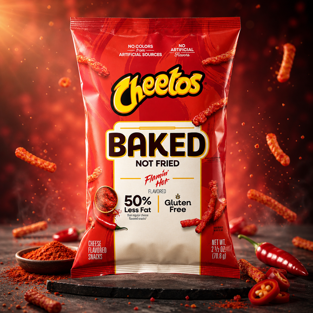 Cheetos baked flamin hot