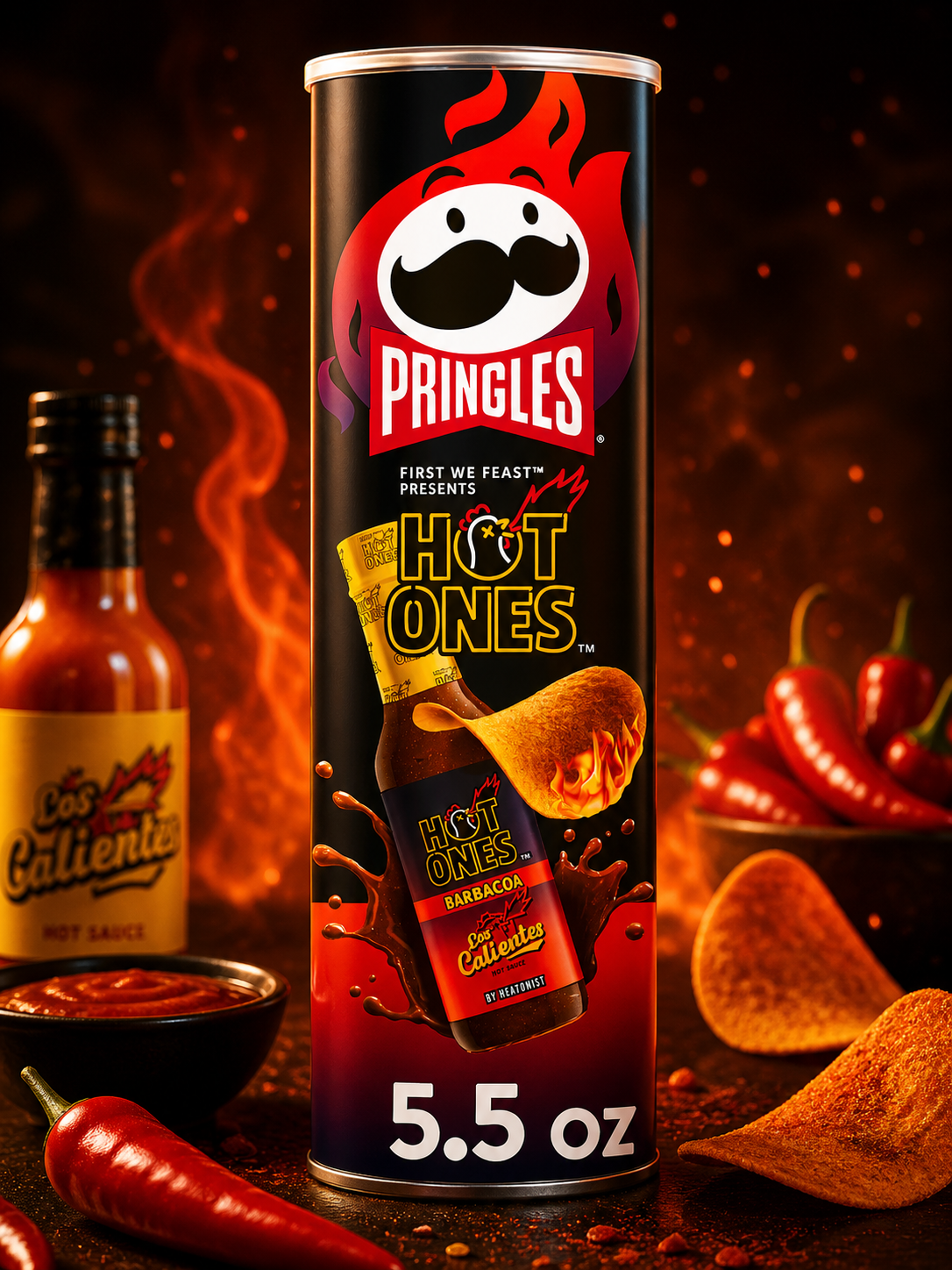 Pringles hot ones extreme
