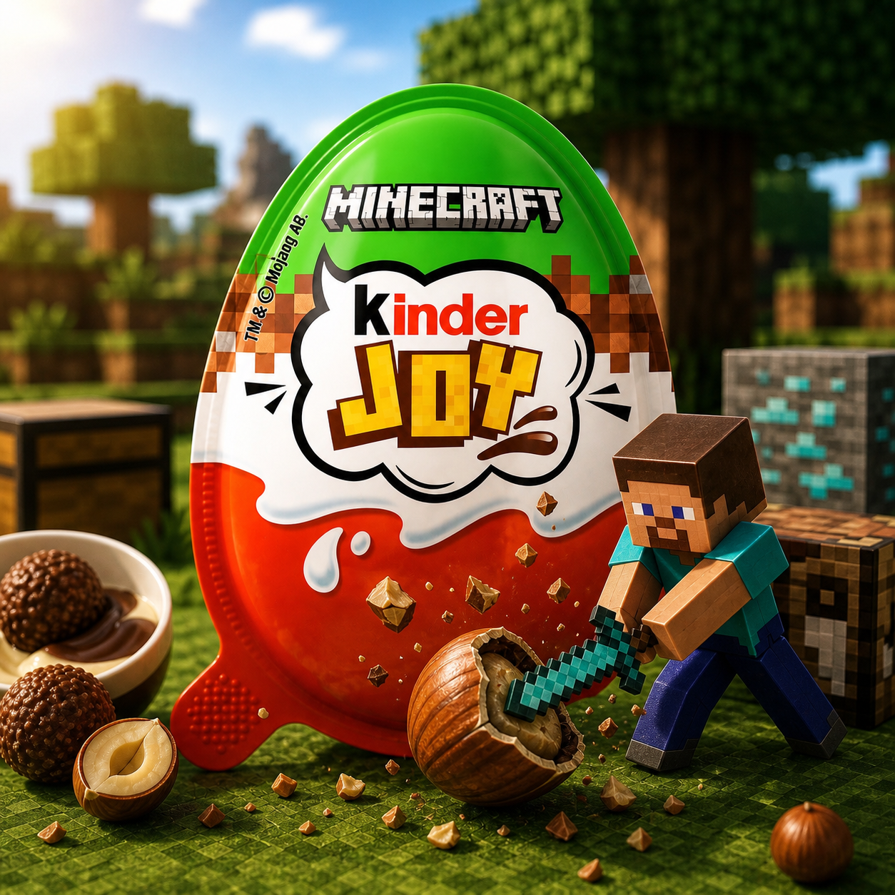Kinder joy minecraft