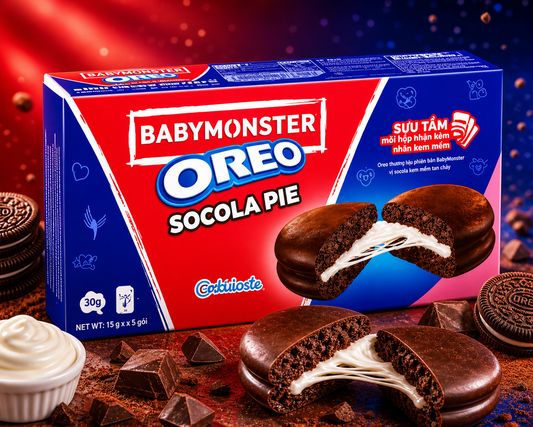 Oreo socola pie babymonster