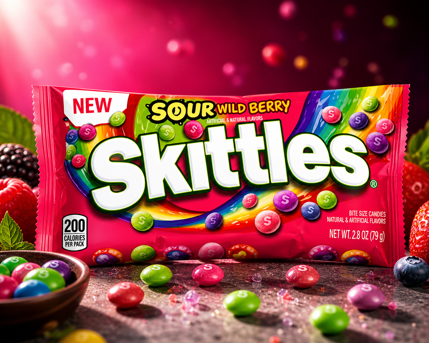 Skittles wild berry sour