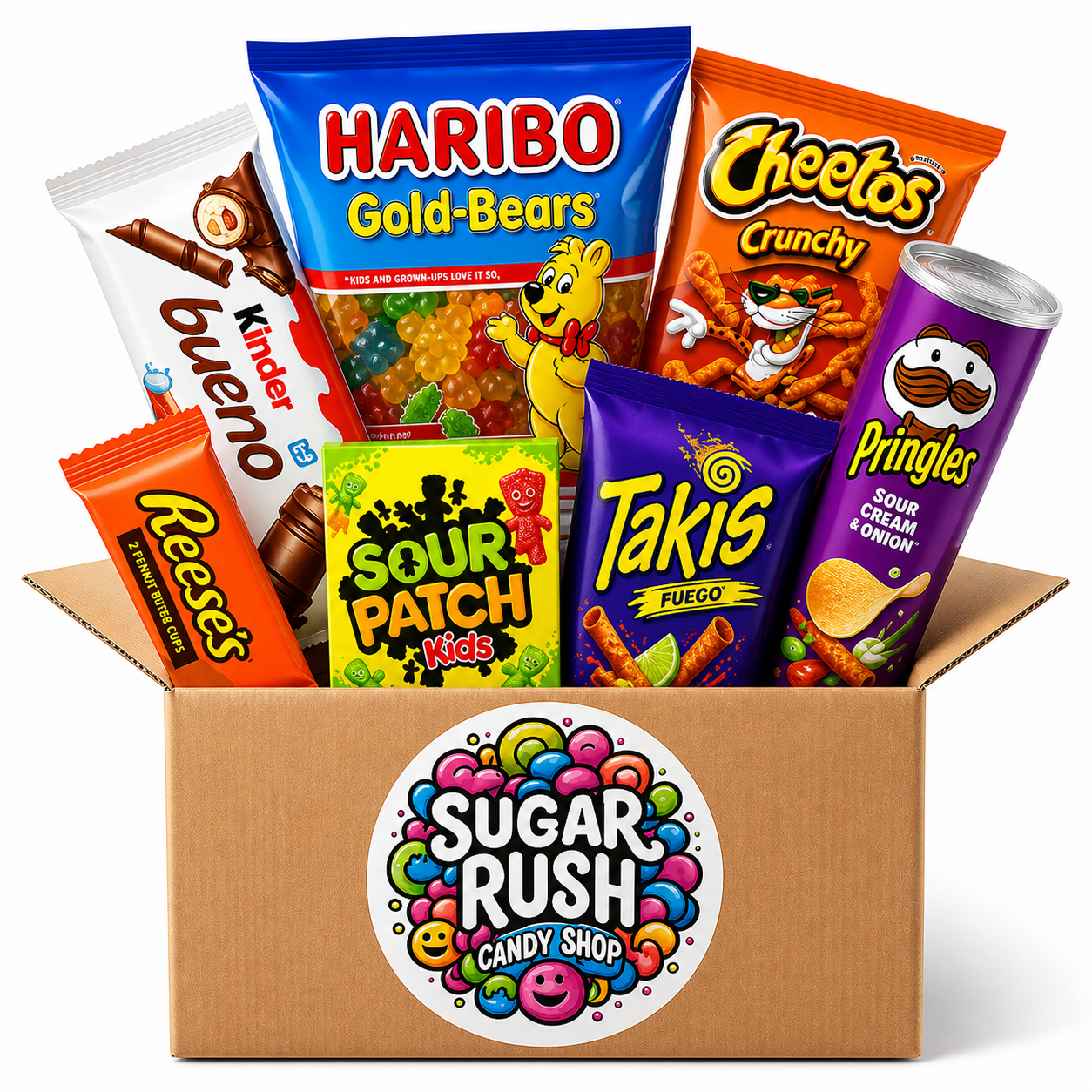 A mix of snacks