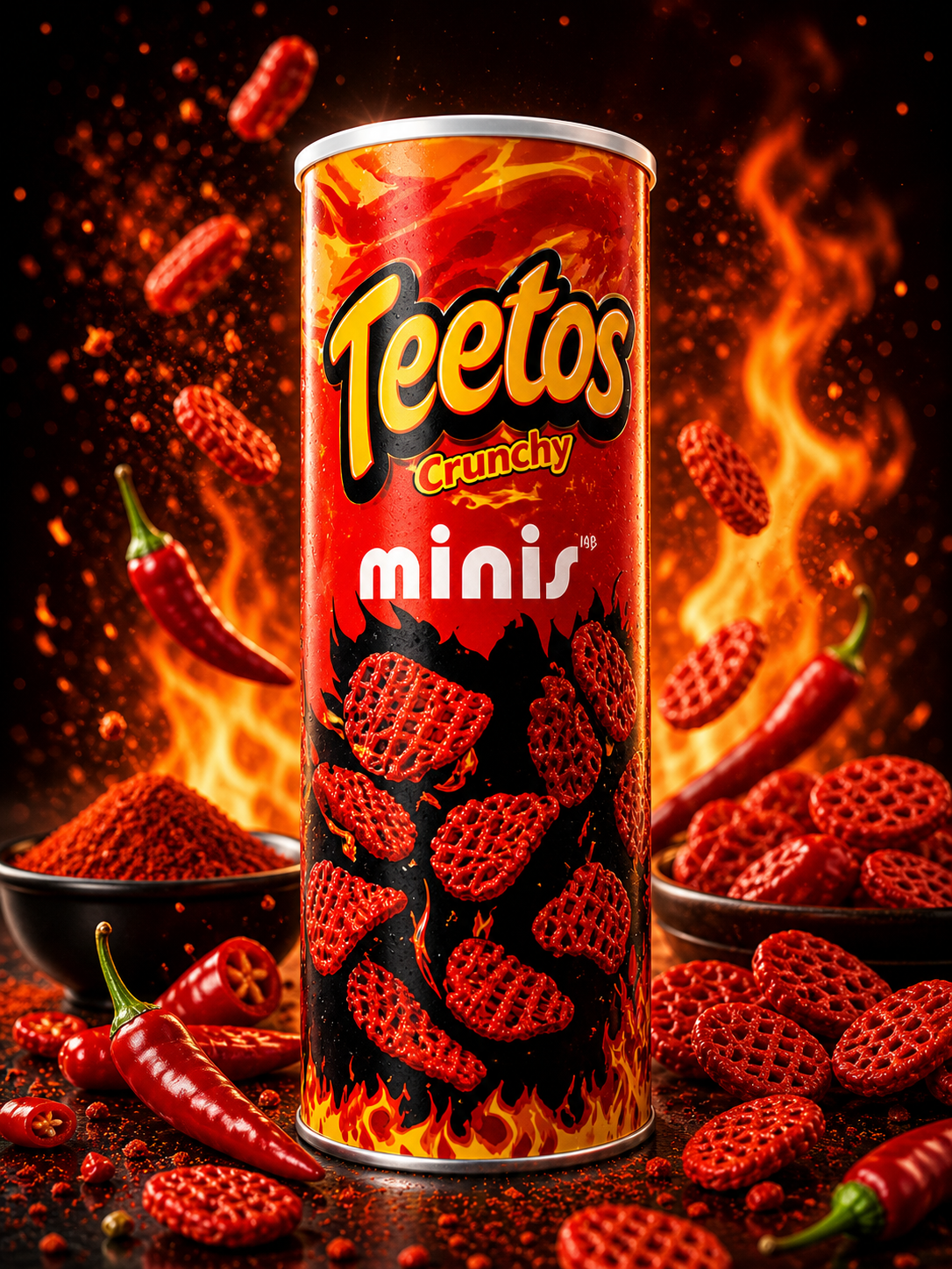 Teetos Flamin Hot minis