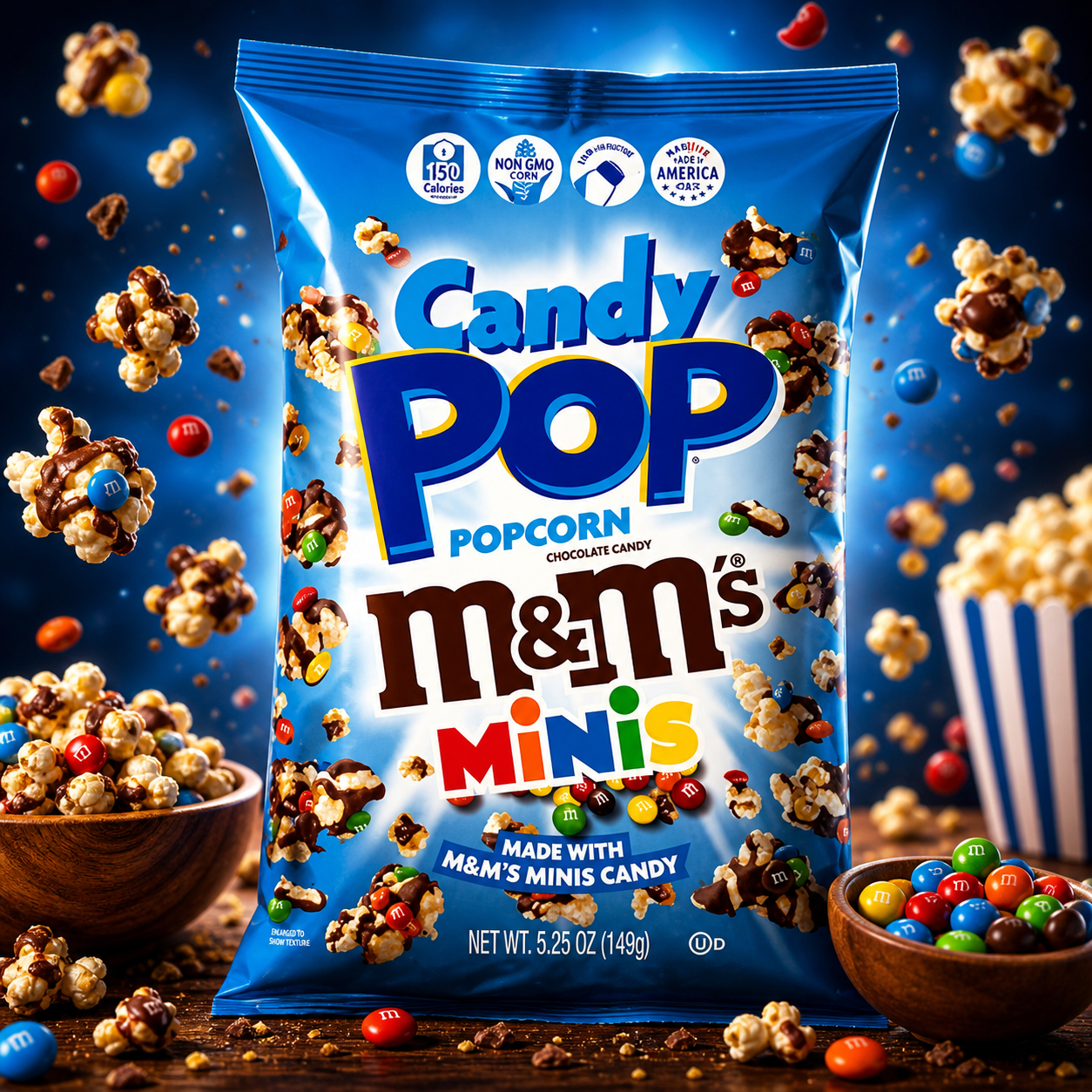 Candy Pop Popcorn M&Ms