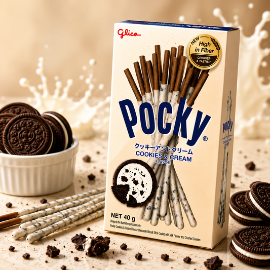 Pocky Biscuit Stick Cookies & Cream
