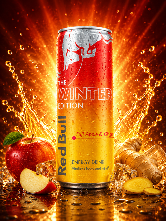 Redbull fuji apple & ginger