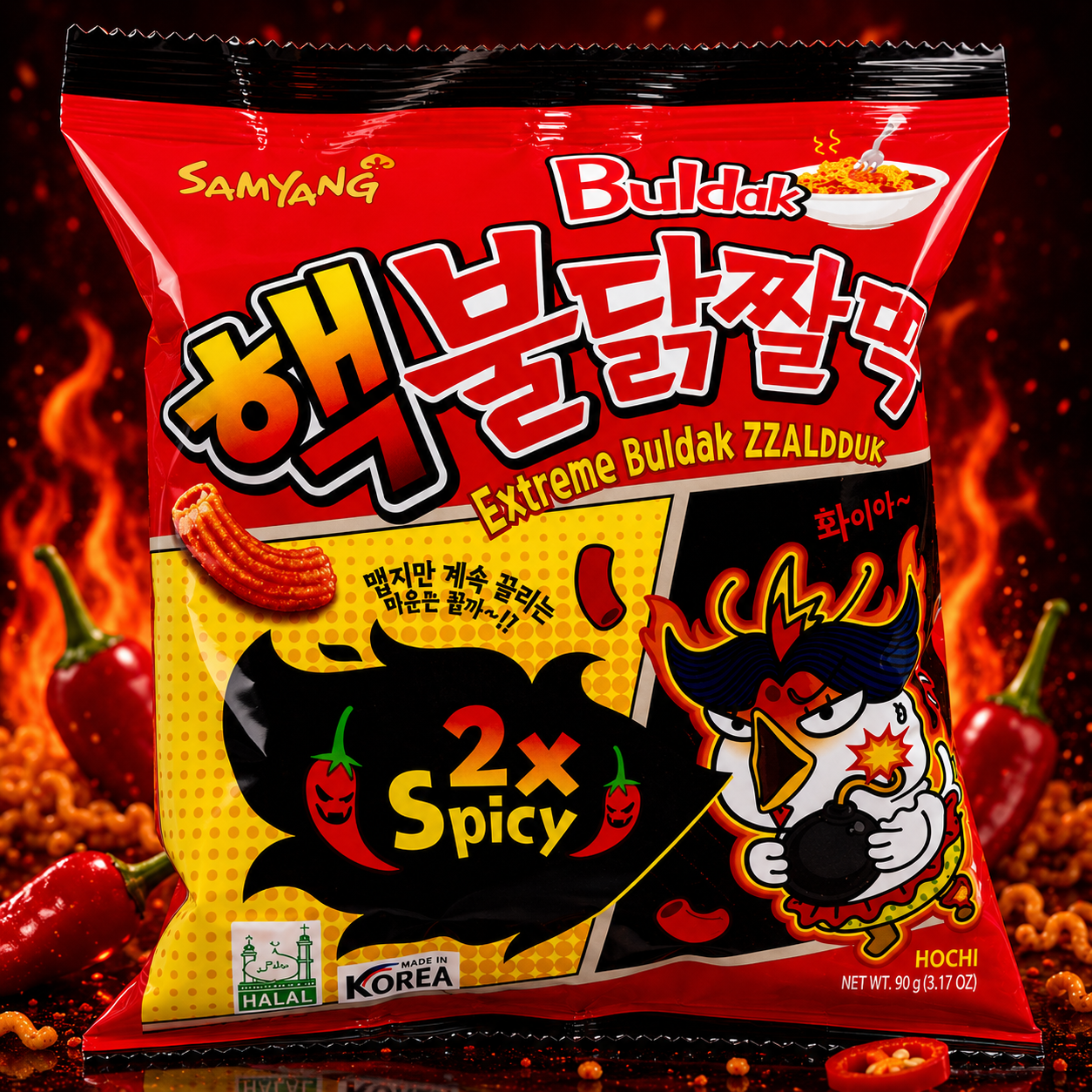Extreme Buldak Zzaldduk 2x spicy