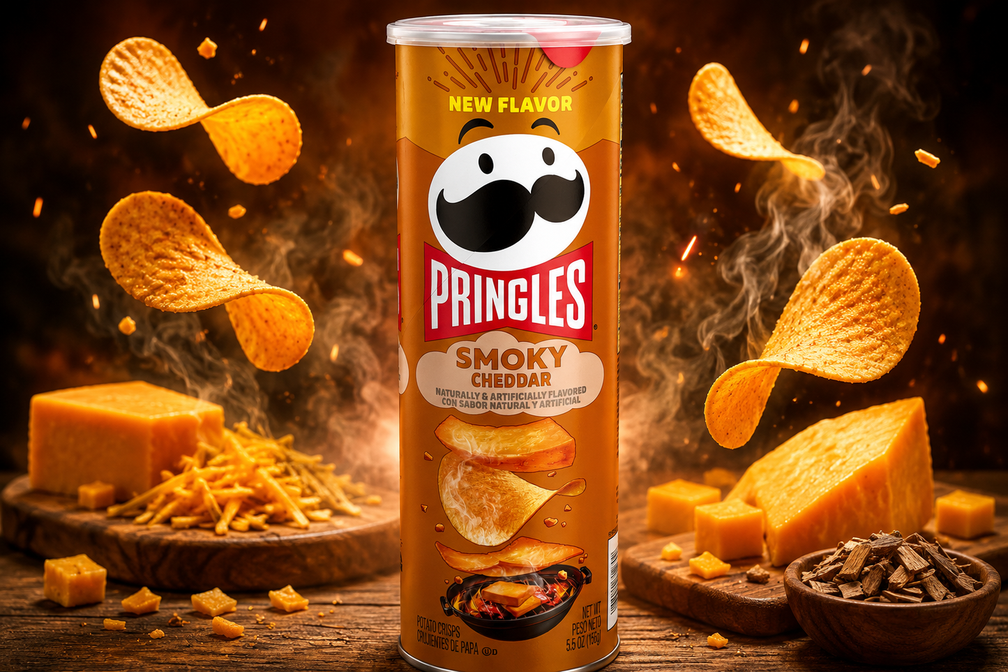 Pringles Smoky Cheddar Flavor