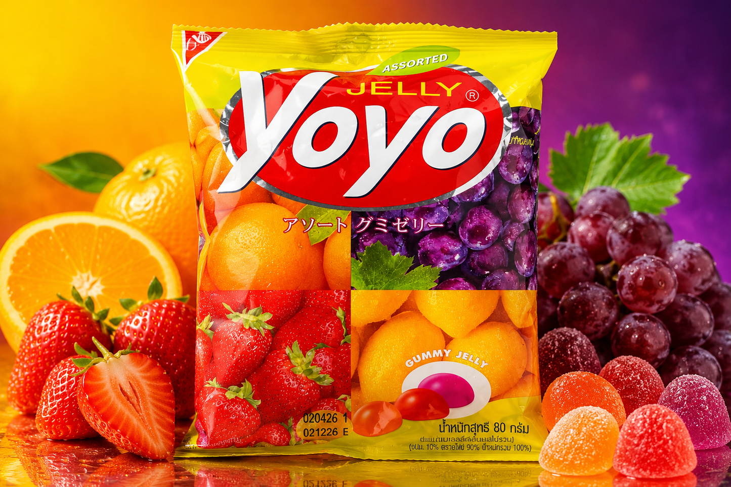 YOYO Jelly Mixed Fruit Flavor