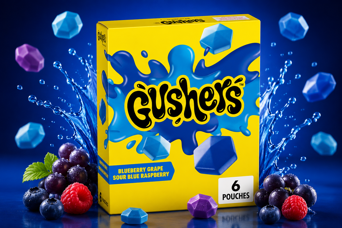 Gushers Blue Raspberry